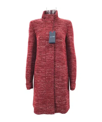 ARMANI JEANS HIGH-NECKED LONG-SLEEVED COAT