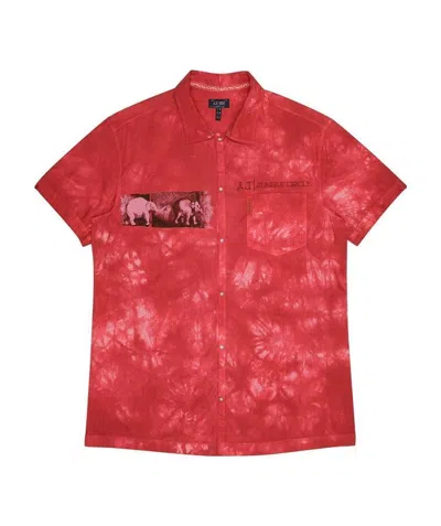 ARMANI JEANS LOGO DETAIL SHIRT