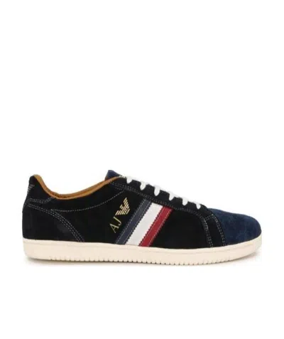 ARMANI JEANS LOGO DETAILS CASUAL SPORTS SHOES