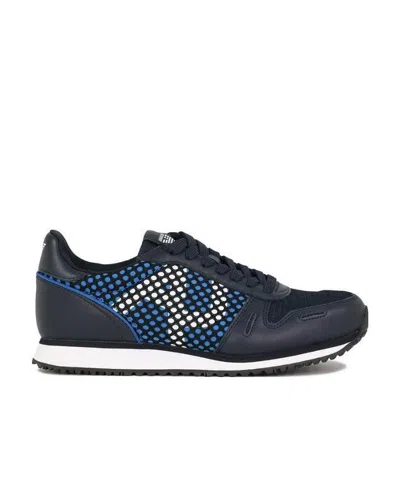 ARMANI JEANS LOGO DETAILS CASUAL SPORTS SHOES