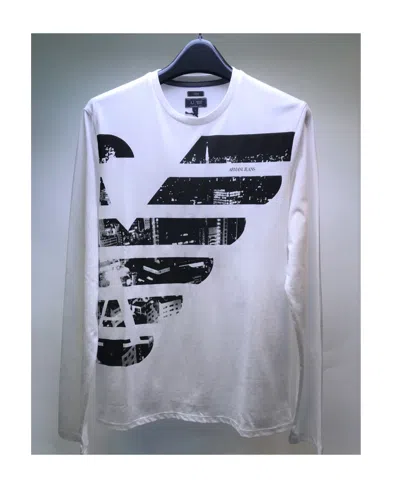 ARMANI JEANS LOGO DETAILS LONG-SLEEVED T-SHIRT