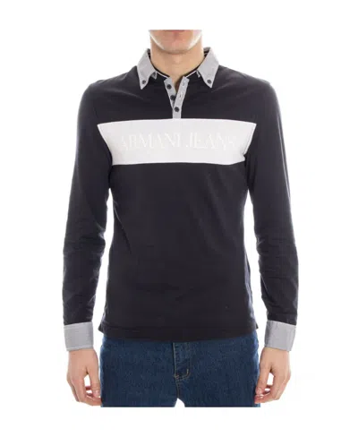 ARMANI JEANS LOGO DETAILS POLO SHIRT