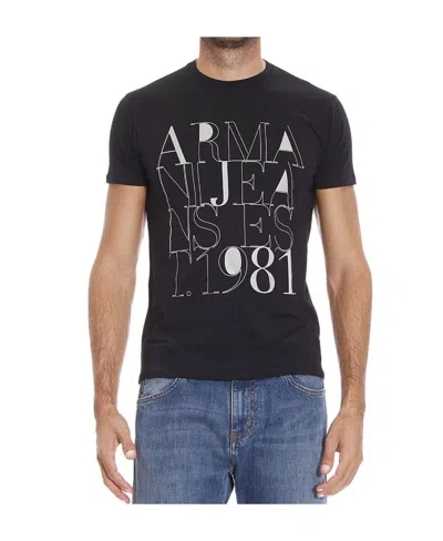ARMANI JEANS LOGO DETAILS T-SHIRT