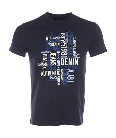 ARMANI JEANS LOGO DETAILS T-SHIRT