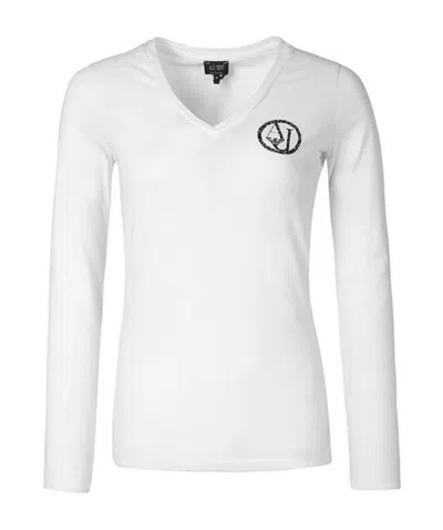 ARMANI JEANS LOGO DETAIL T-SHIRT