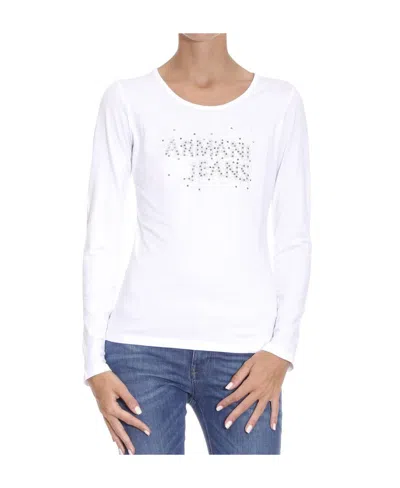 ARMANI JEANS LOGO DETAIL T-SHIRT