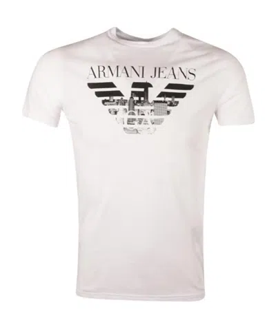 ARMANI JEANS LOGO DETAILS T-SHIRT
