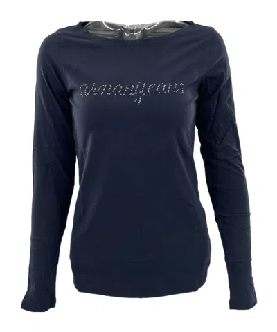 ARMANI JEANS LOGO LONG-SLEEVED T-SHIRT