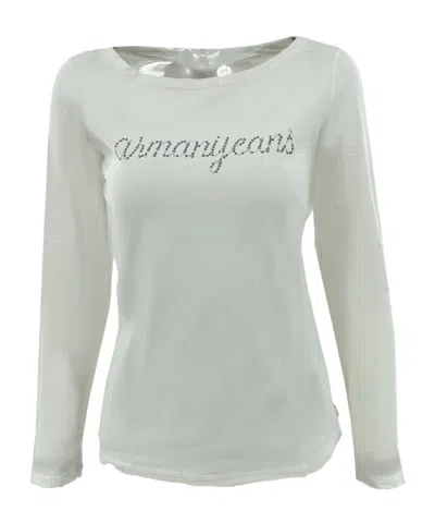 ARMANI JEANS LOGO LONG-SLEEVED T-SHIRT