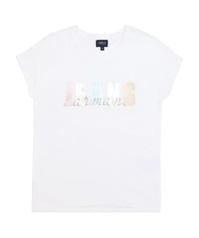 ARMANI JEANS LOGO PRINTED PATTERN T-SHIRT