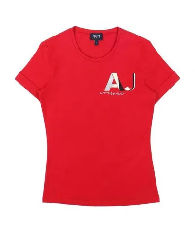 ARMANI JEANS LOGO PRINTED T-SHIRT