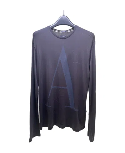 ARMANI JEANS LOGO T-SHIRT WITH ROUND NECK