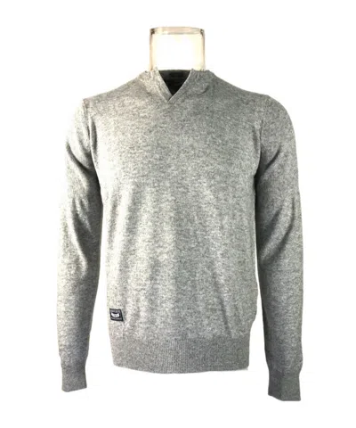 ARMANI JEANS LONG-SLEEVED CONTRASTING SWEATER