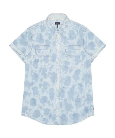 ARMANI JEANS PRINTED SHORT-SLEEVED SHIRT