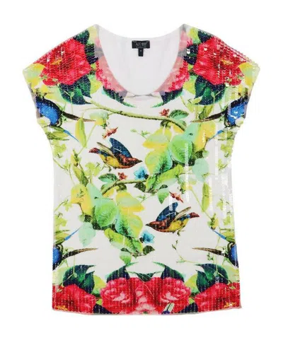 ARMANI JEANS PRINTED T-SHIRT WITH ROUND NECK