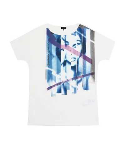 ARMANI JEANS PRINTED T-SHIRT WITH ROUND NECK