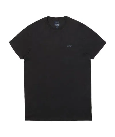 ARMANI JEANS ROUND COLLAR LOGO T-SHIRT