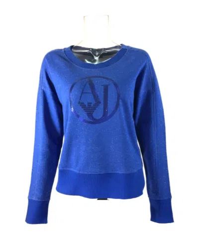 ARMANI JEANS ROUND-NECK LONG-SLEEVED SWEATER
