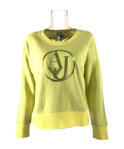 ARMANI JEANS ROUND-NECK LONG-SLEEVED SWEATER