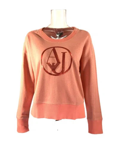ARMANI JEANS ROUND-NECK LONG-SLEEVED SWEATER