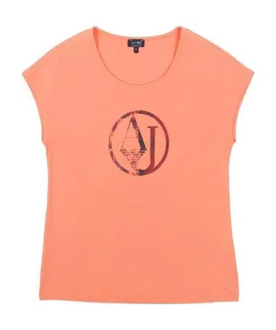 ARMANI JEANS ROUND-NECKED LOGO T-SHIRT