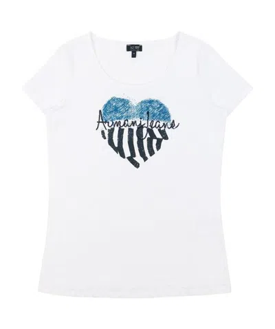 ARMANI JEANS ROUND-NECKED LOGO T-SHIRT