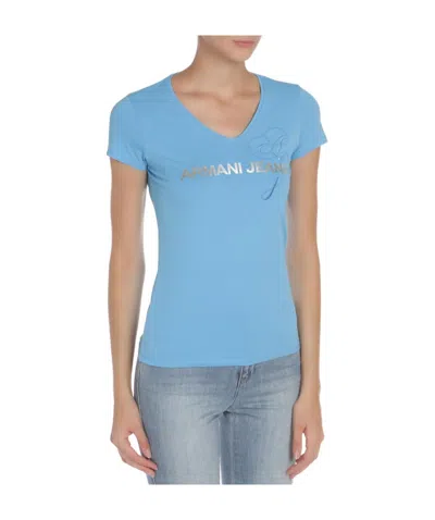 ARMANI JEANS SMALL V-COLLAR T-SHIRT