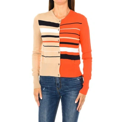 ARMANI JEANS SPLICED DESIGN CARDIGAN