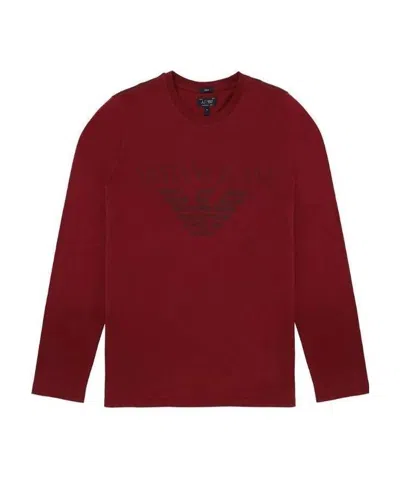 ARMANI JEANS T-SHIRT WITH ROUND NECK AND LONG SLEEVES