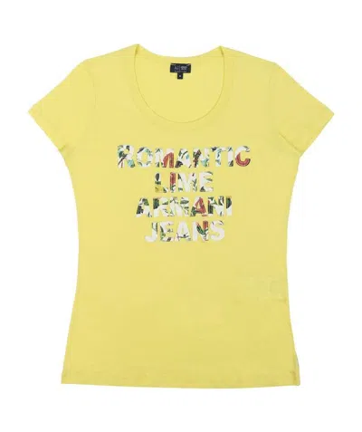 ARMANI JEANS T-SHIRT WITH ROUND NECK AND SHORT SLEEVES