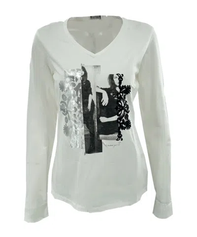 ARMANI JEANS V-NECK LONG-SLEEVED T-SHIRT