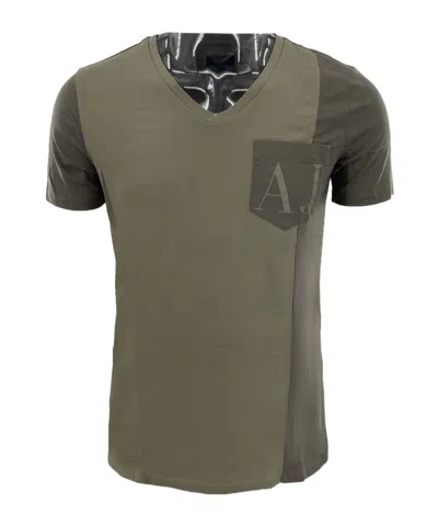 ARMANI JEANS V-NECK SHORT-SLEEVED T-SHIRT