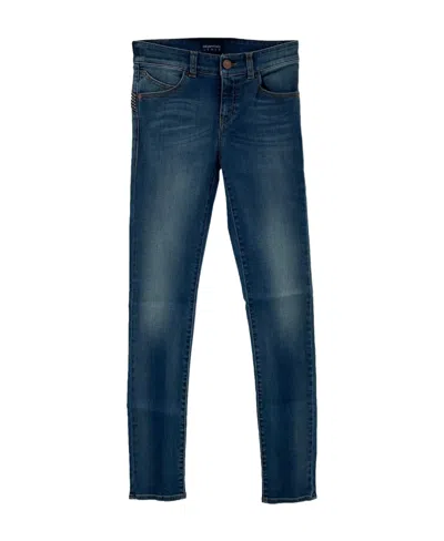 ARMANI JEANS ZIPPER BUTTON DENIM PANTS