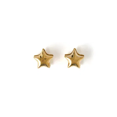 ARMS OF EVE WOMEN'S STAR STRUCK GOLD EARRINGS