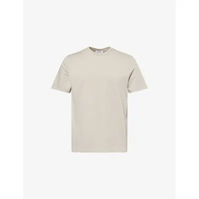 ARNE MENS STONE ESSENTIAL SLIM-FIT COTTON-JERSEY T-SHIRT XXL