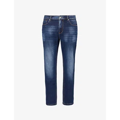 ARNE MENS ARNE FADED-WASH RELAXED-FIT STRETCH-DENIM JEANS