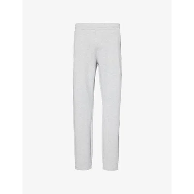 ARNE MENS MARL GREY INTERLOCK DRAWSTRING STRAIGHT-LEG REGULAR-FIT STRETCH-WOVEN BLEND JOGGING BOTTOMS XXL