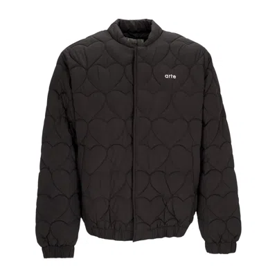 ARTE HEART JACKET MEN'S DOWN JACKET BLACK