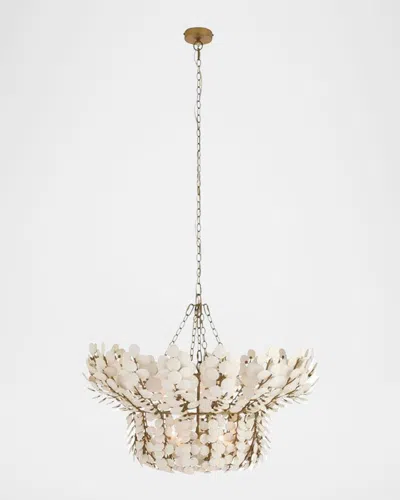 ARTERIORS BILAL 40" 8-LIGHT COCONUT SHELL CHANDELIER