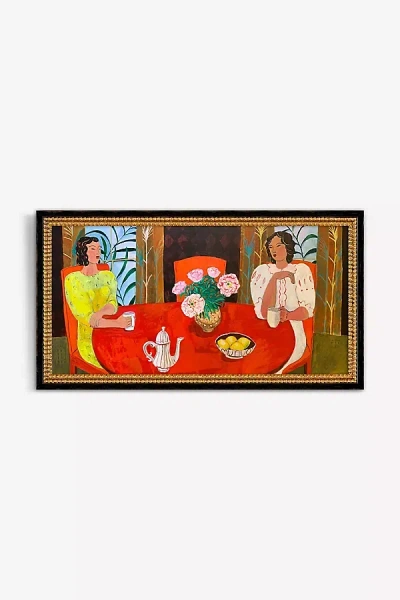 ARTFULLY WALLS PEONIES AND LEMON TEA WALL ART