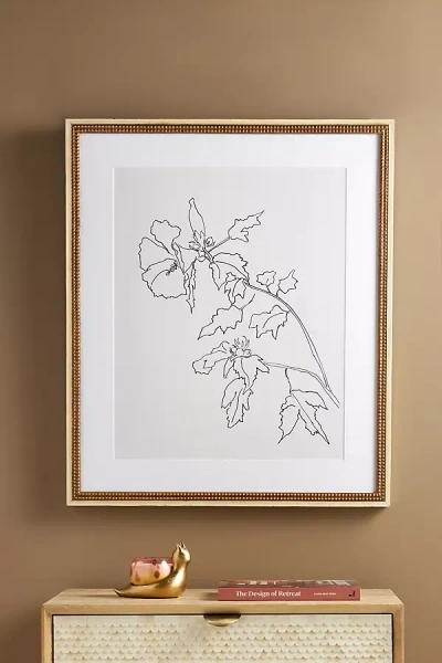 ARTFULLY WALLS ROSE OF SHARON FLOWER WALL ART