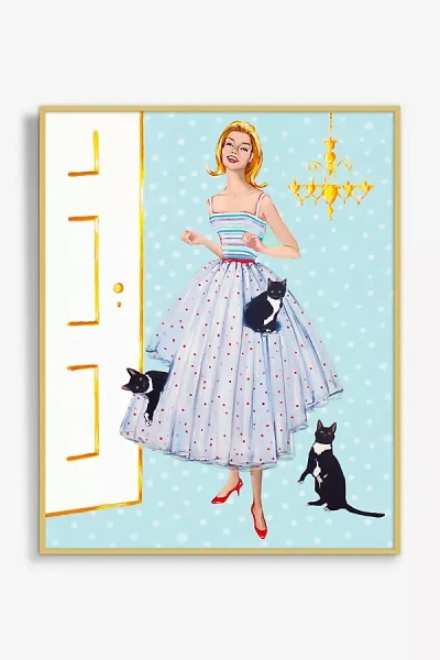 ARTFULLY WALLS THE CAT COUTURIER WALL ART
