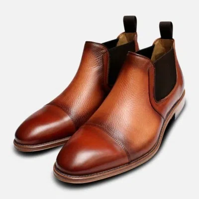 ARTHUR KNIGHT SHOES REH SKIN HERREN CHELSEA STIEFEL IN ANTIK HELLBRAUN