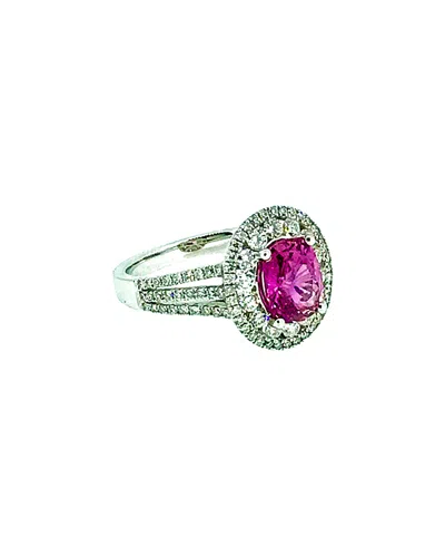 ARTHUR MARDER FINE JEWELRY ARTHUR MARDER FINE JEWELRY 18K 3.07 CT. TW. DIAMOND & PINK SAPPHIRE RING