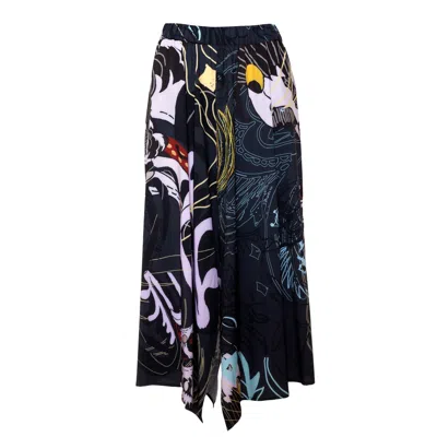 ARTISTA WOMEN'S BATH CULOTTES BLACK