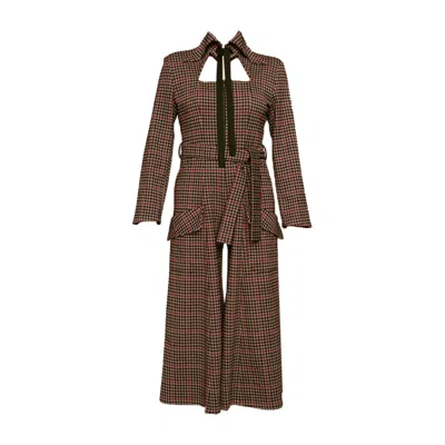 ARTISTA WOMEN'S RED MYDAY JUMPSUIT