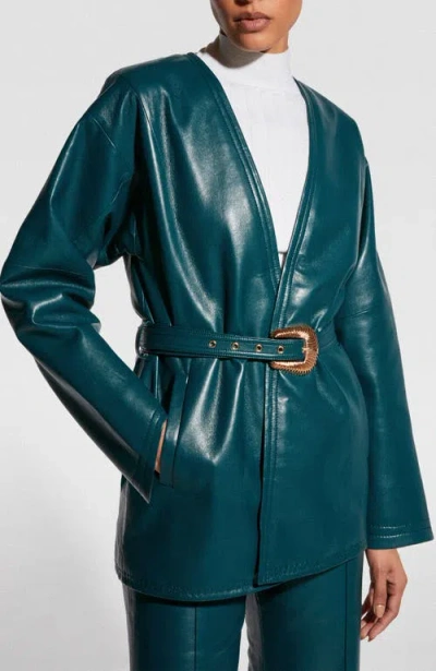 AS BY DF AS BY DF JASPER RECYCLED LEATHER COAT