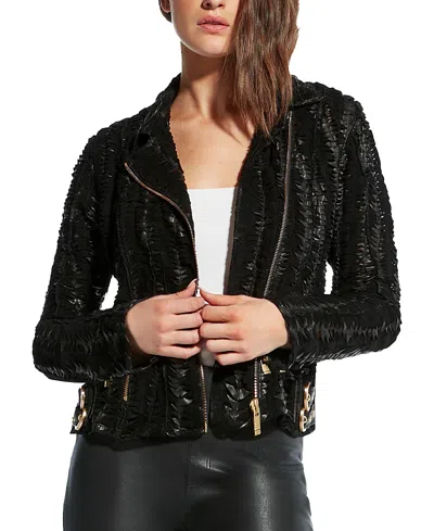 AS BY DF AS BY DF SAFE & SOUND LEATHER JACKET