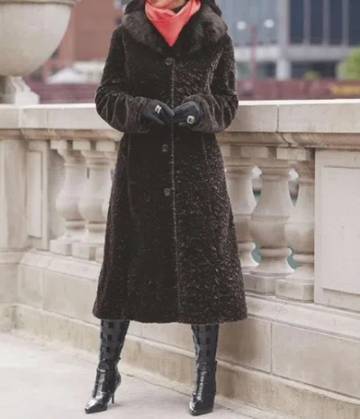 ASHRO WOMEN'S OUTERWEAR WINTER CHURCH PARTY COLD FAUX FUR LONG COAT JACKET PLUS 2X 3X