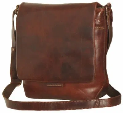 ASHWOOD LEATHER ASHWOOD LEATHER MENS HIGHBURY ADAM MEDIUM MESSENGER BAG - VINTAGE TAN